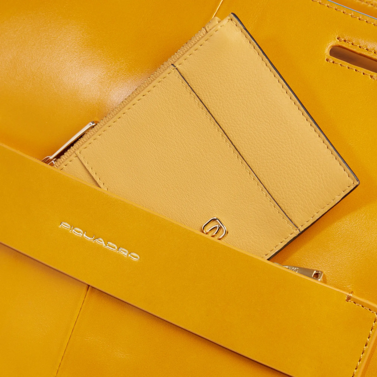 Сумка для ноутбука Piquadro Women's Laptop Bag for 15.6" Yellow (BD6680B2/G) - фото 5