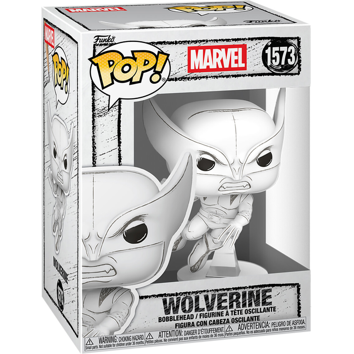 Фигурка Funko POP! Bobble Marvel Wolverine (Sketched Deco) - 90299 - фото 2