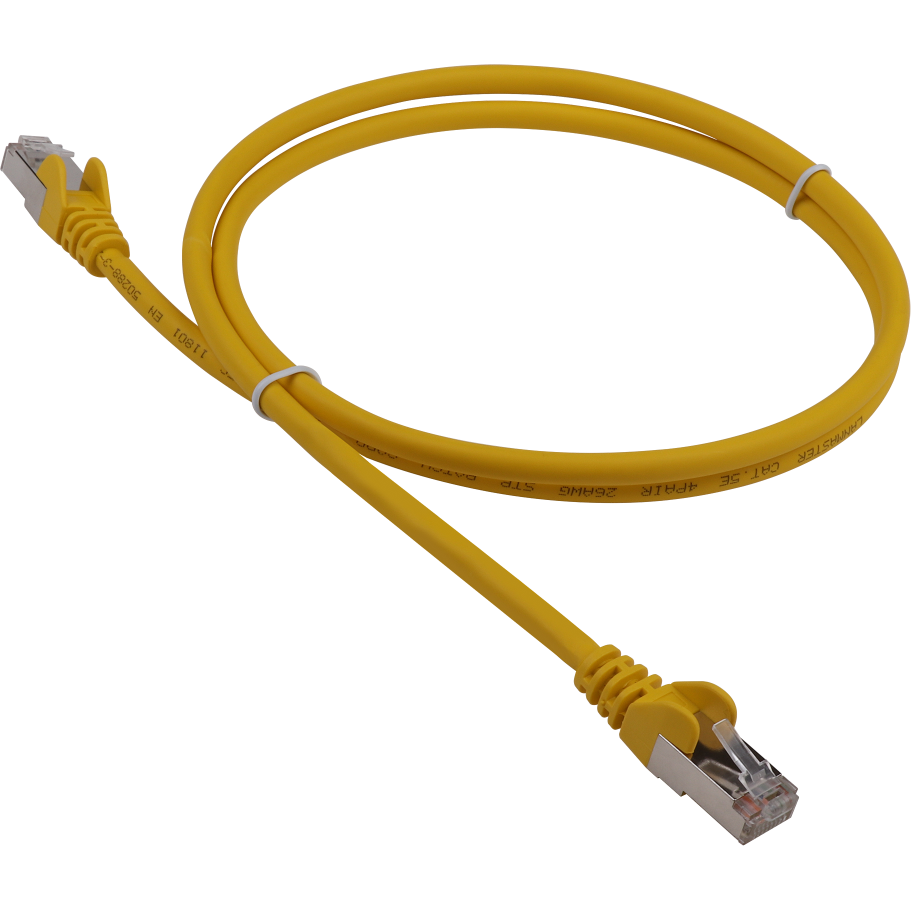 Патч-корд Lanmaster LAN-PC45/S5E-15-YL, 15м