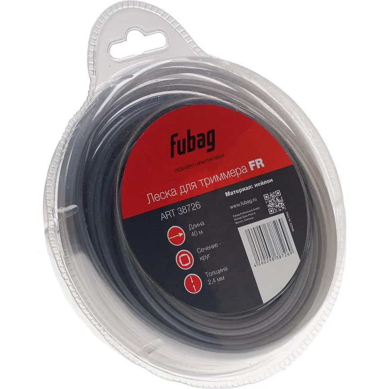 Леска для триммера Fubag 38726