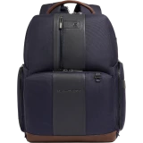 Рюкзак для ноутбука Piquadro Fast-Check Laptop Backpack 15.6" Blue/Brown (CA4439BR2BM/BLUCU)