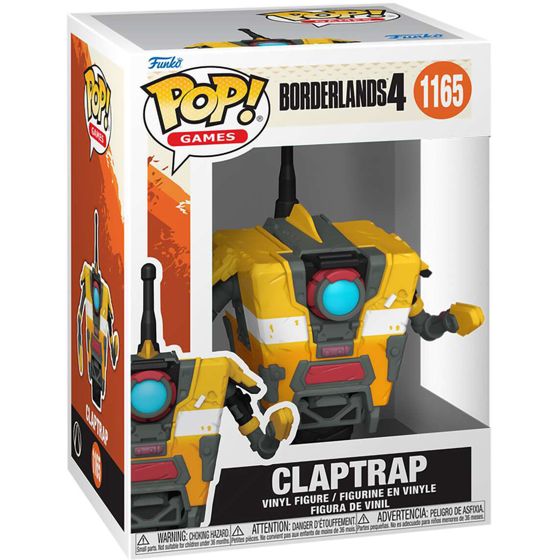 Фигурка Funko POP! Games Borderlands 4 Claptrap - 88277 - фото 2