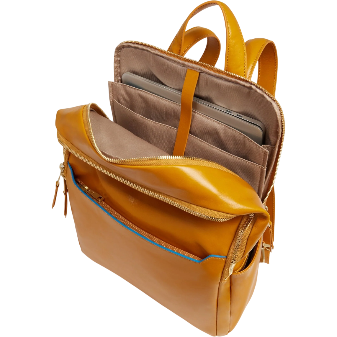 Рюкзак для ноутбука Piquadro Women's Laptop Backpack 14" Yellow (CA6678B2/G) - фото 3