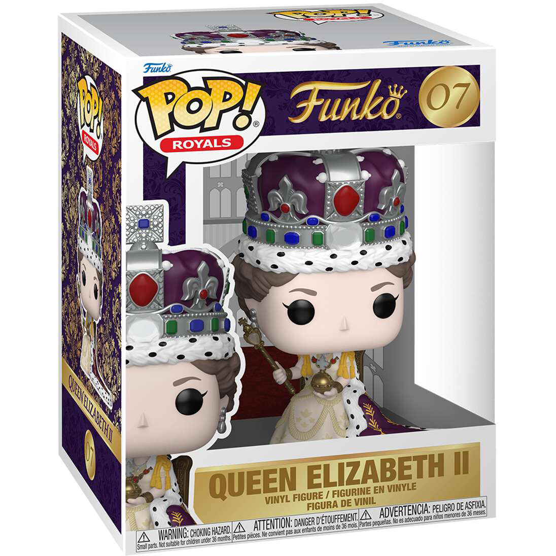 Фигурка Funko POP! Premium Royals Queen Elizabeth II 100th Queen Elizabeth II - 91873 - фото 2