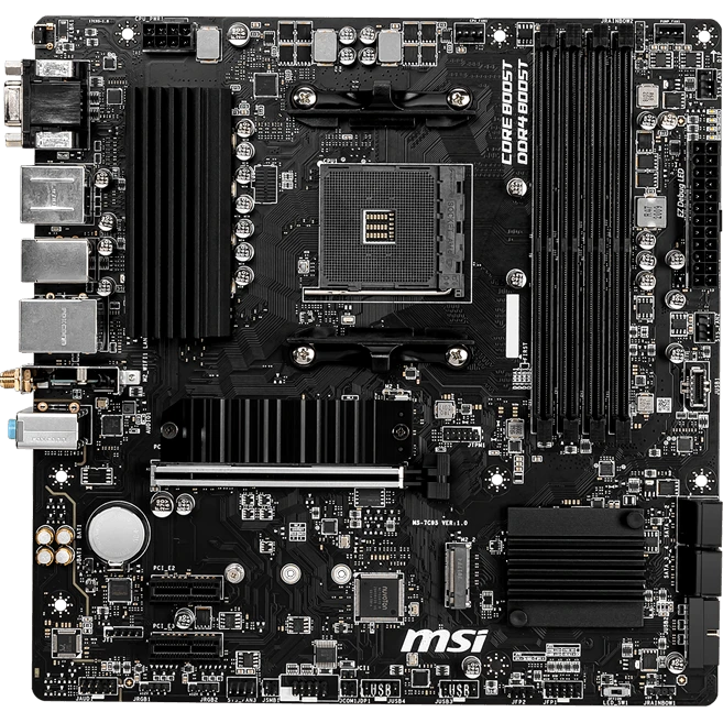 ..... Материнская плата MSI B550M PRO-VDH WIFI (3030) Б/У