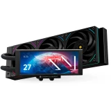 ..... СЖО Thermalright Trofeo Vision 360 ARGB Black (0574) Б/У, в комплекте нет дисплея (TRF-VISION-360-BL)