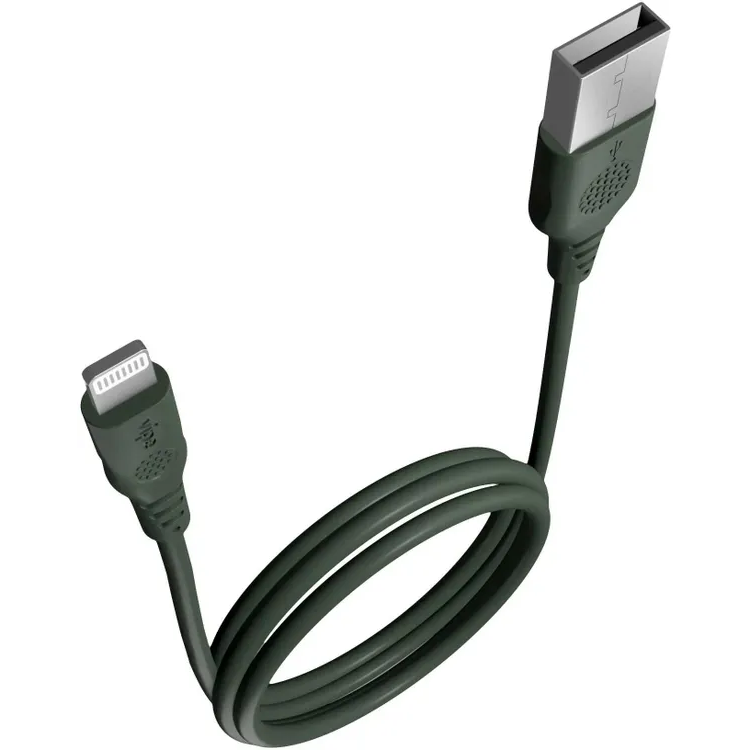 Кабель USB - Lightning, 1.2м, Vipe VPCBLMFIPVCGRN - фото 4