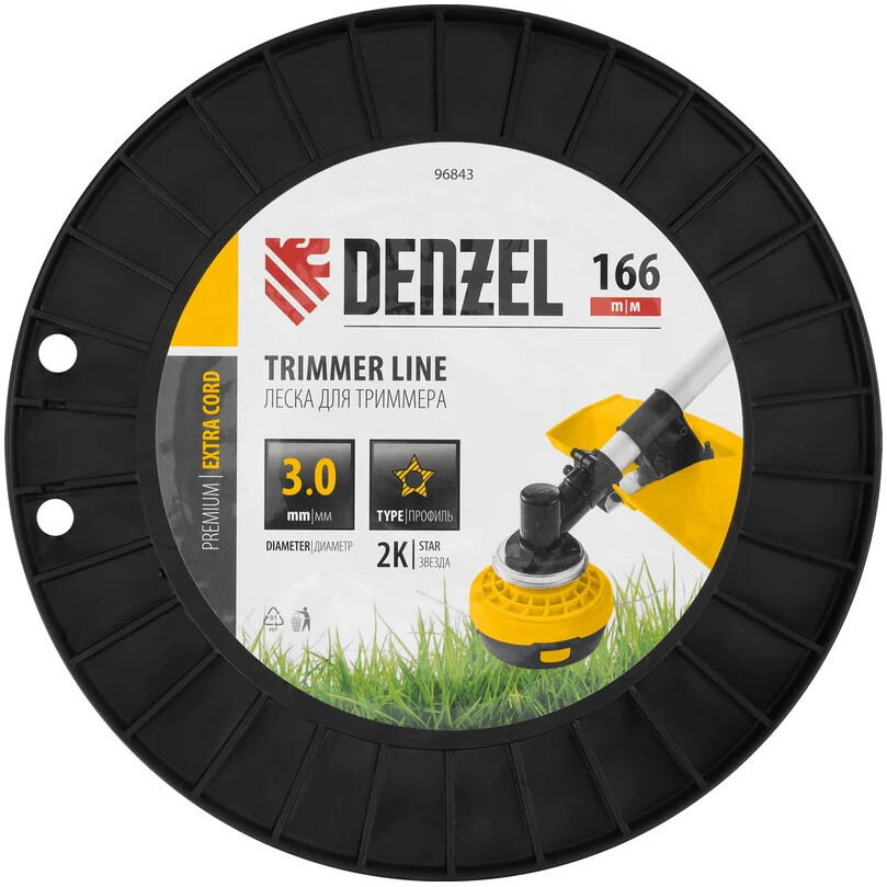 Леска для триммера Denzel 96843 - фото 5