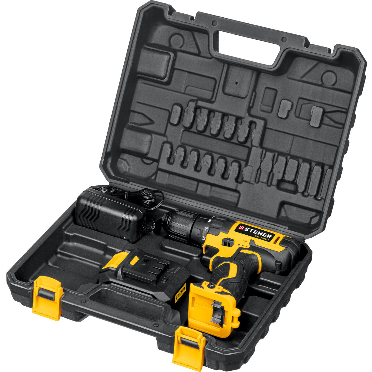 Дрель-шуруповёрт STEHER CD-160-1 - фото 9