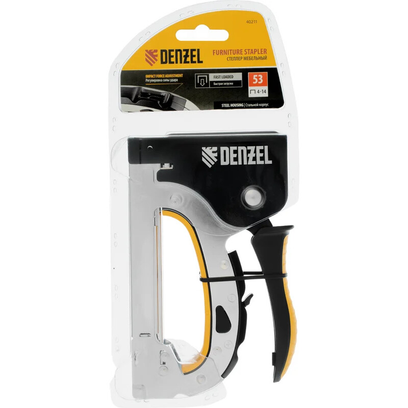 Мебельный степлер Denzel 40211 - фото 7