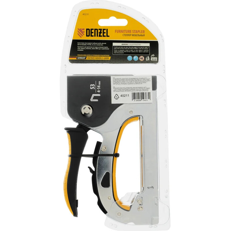 Мебельный степлер Denzel 40211 - фото 8