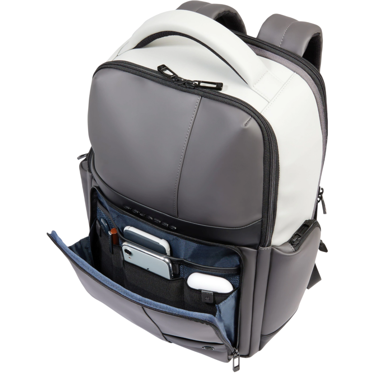 Рюкзак для ноутбука Piquadro Wollem Rubber 15.6" Grey (CA6239W129W/GRN) - фото 6