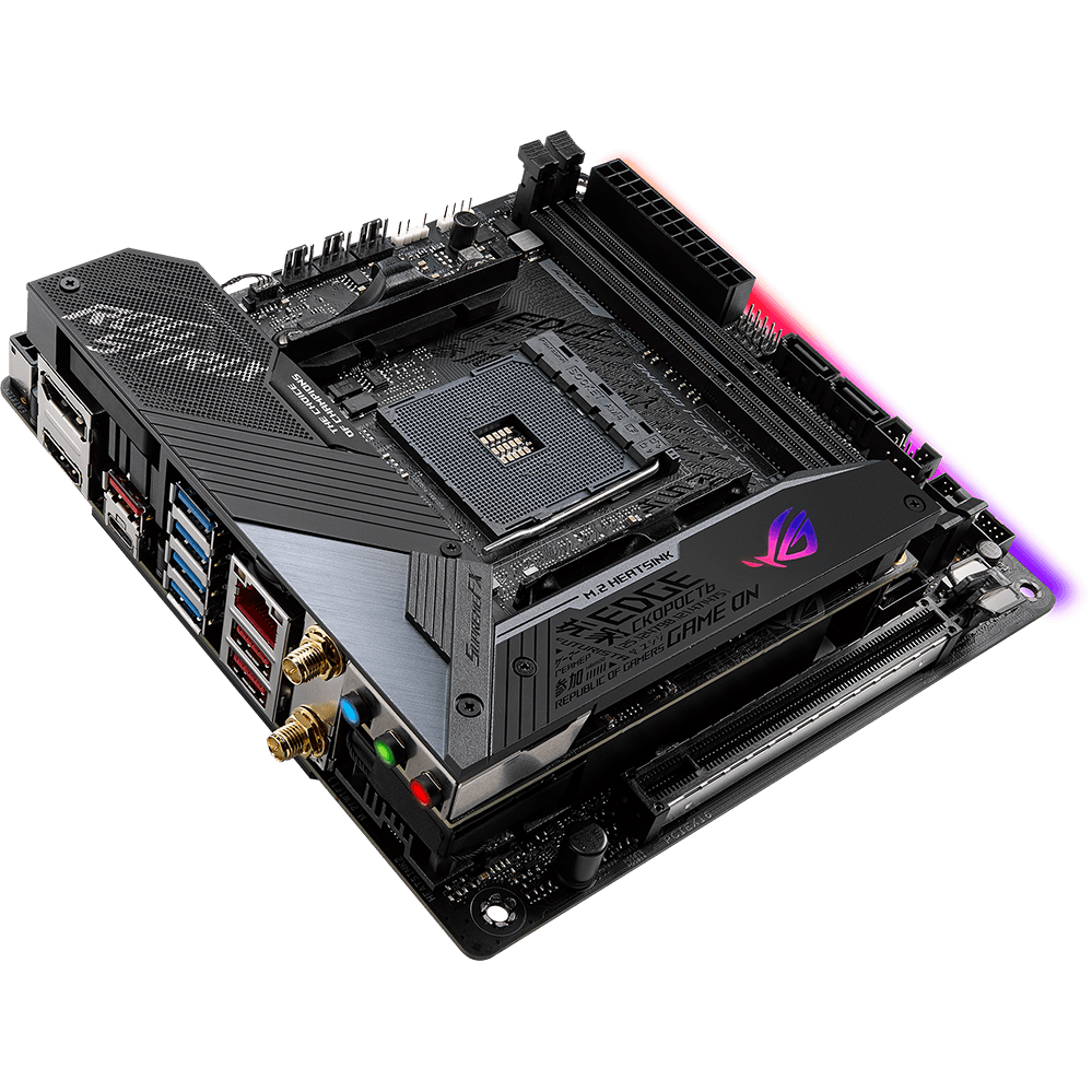 Материнская плата ASUS ROG STRIX X570-I GAMING - фото 2