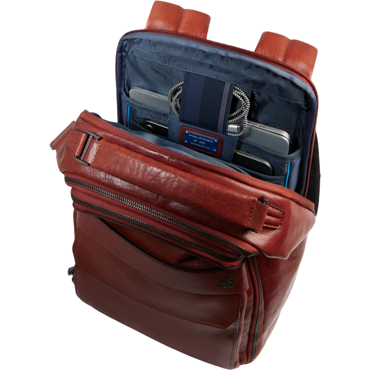 Рюкзак для ноутбука Piquadro Personalizable Travel Laptop Backpack 15.6" Terracotta (CA7022S141/CU) - фото 3