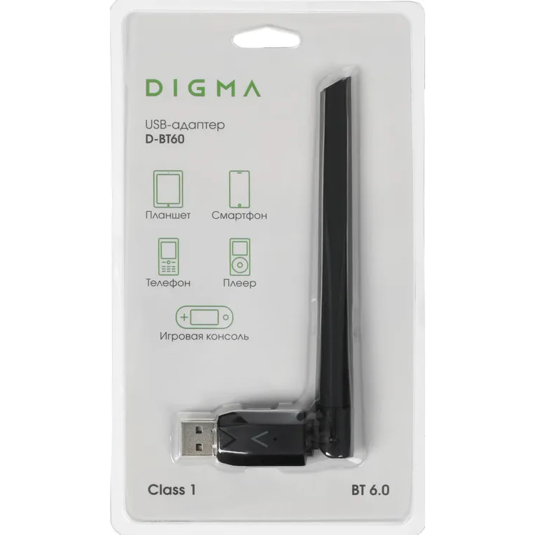 Bluetooth адаптер Digma D-BT60