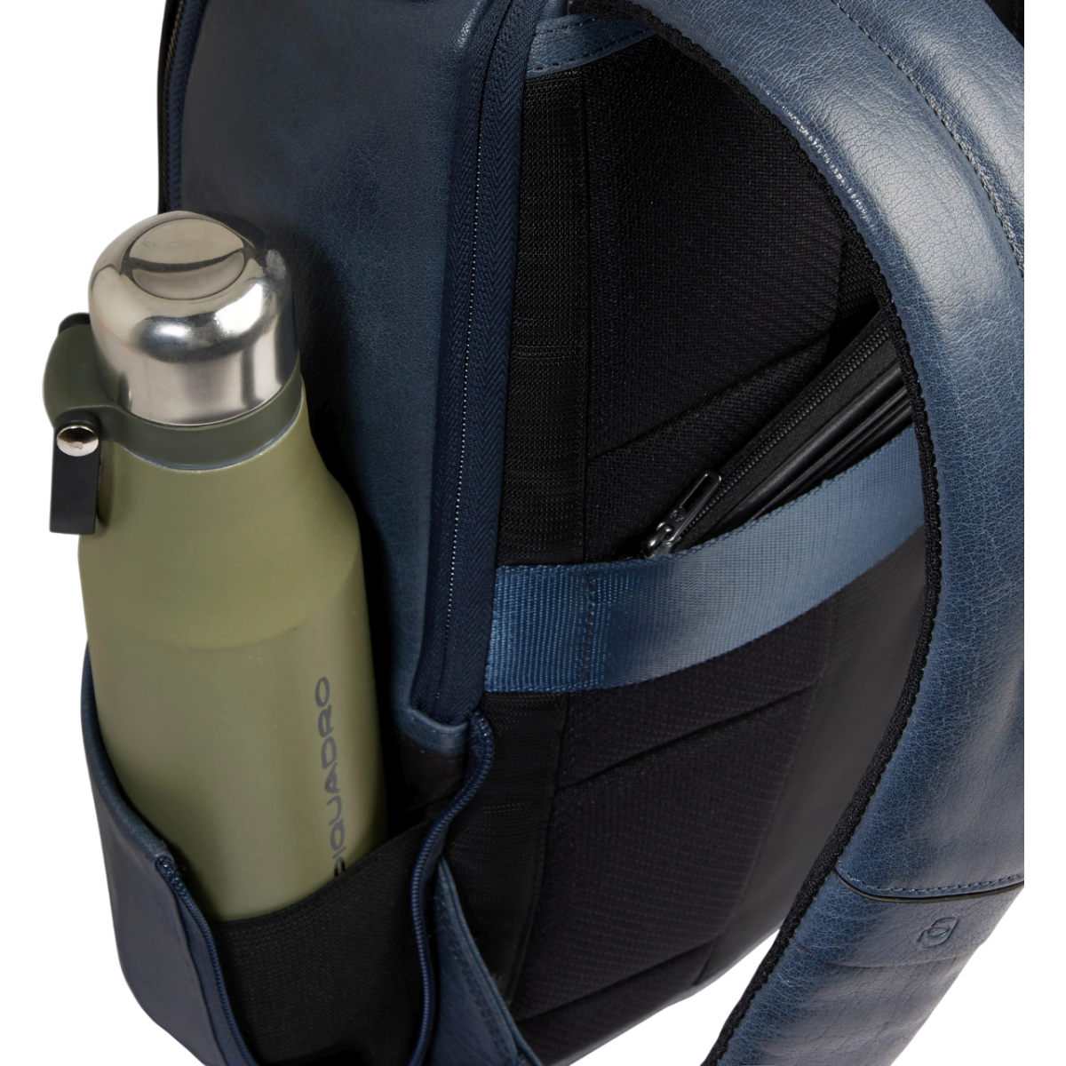 Рюкзак для ноутбука Piquadro Personalizable Travel Laptop Backpack 15.6" Steel Blue (CA7022S141/AV) - фото 5