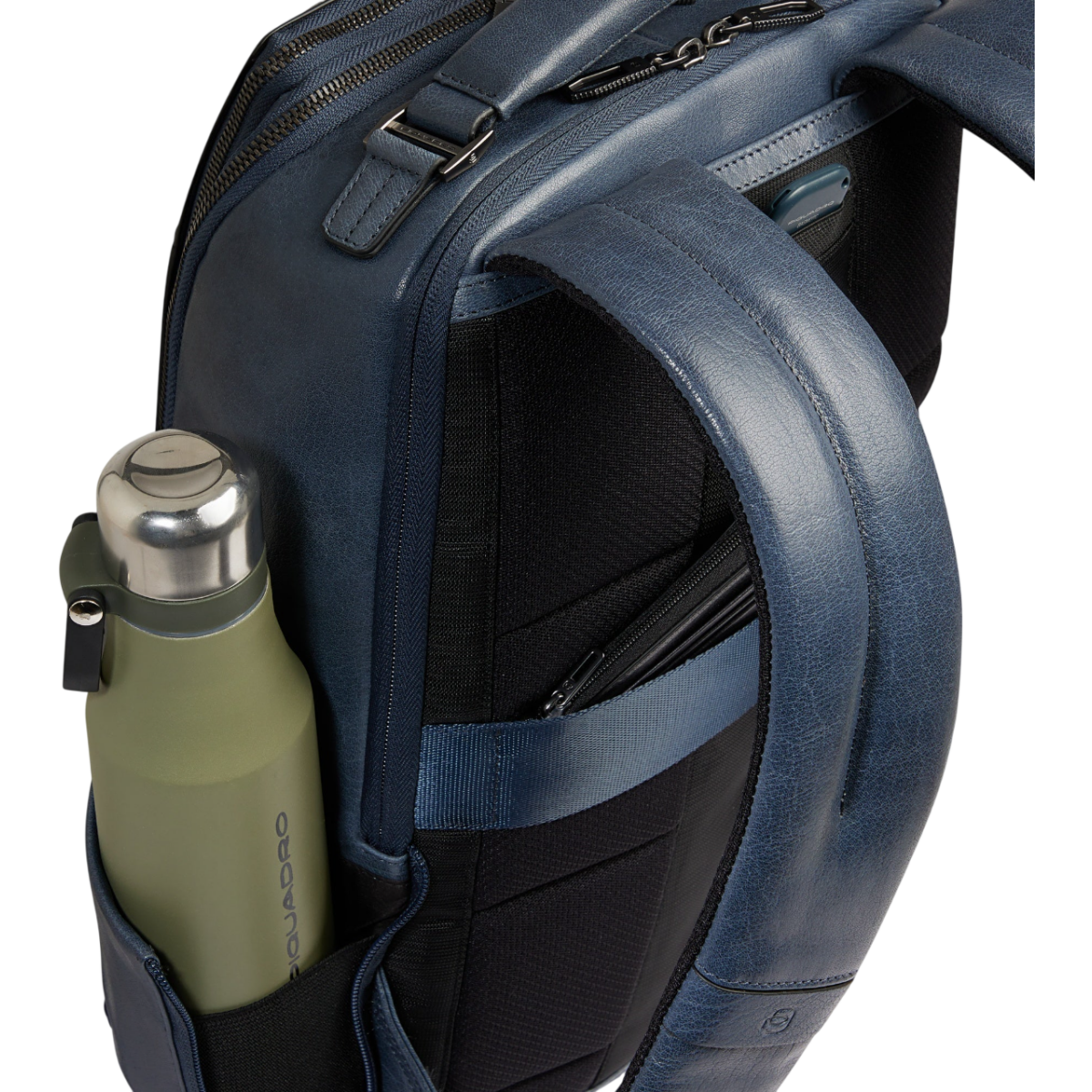 Рюкзак для ноутбука Piquadro Personalizable Travel Laptop Backpack 14" Steel Blue (CA7021S141/AV) - фото 5