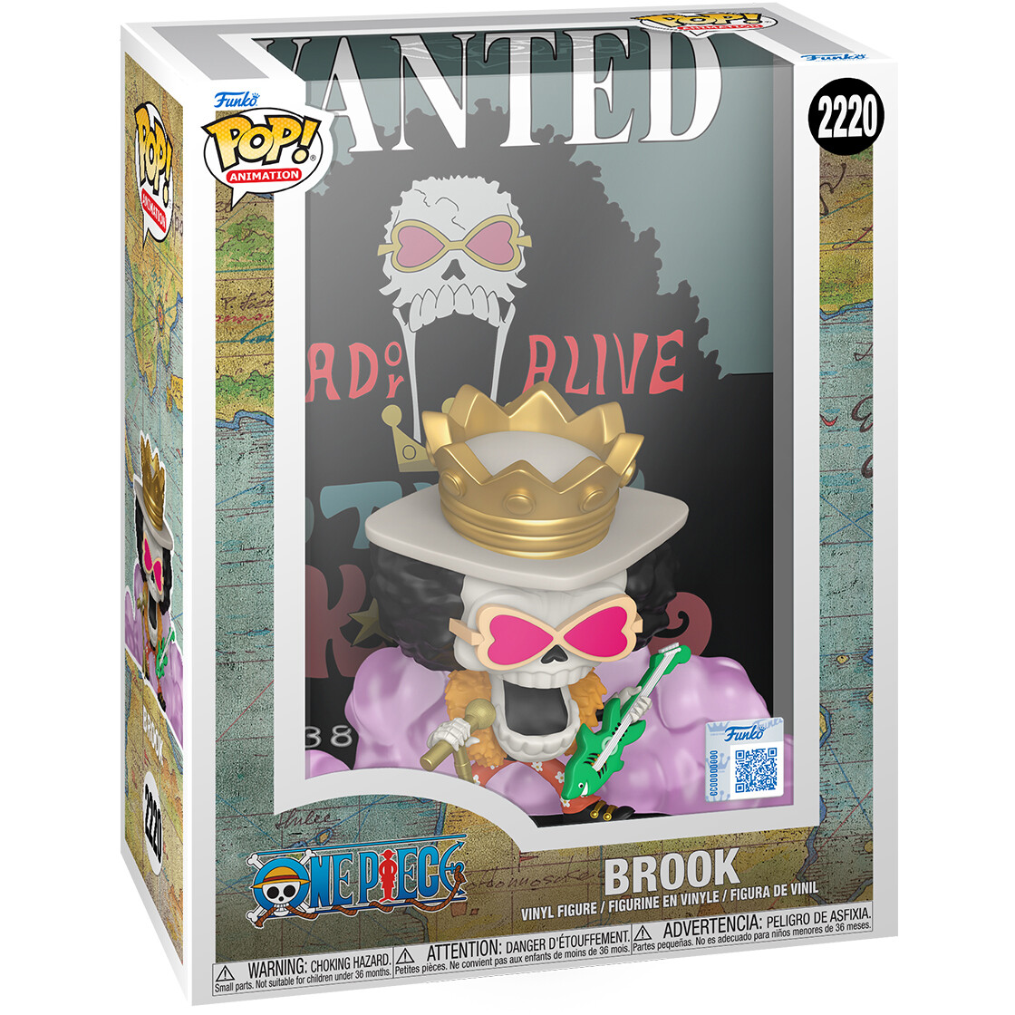 Фигурка Funko POP! Animation Cover One Piece Brook (Wanted) - 91754 - фото 2