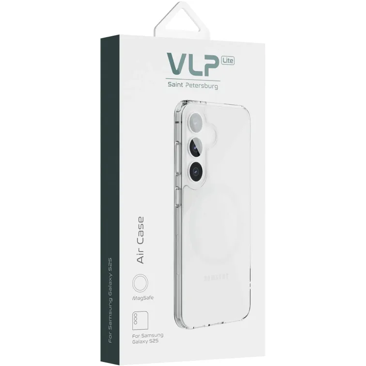 Чехол VLP Samsung Galaxy S25 Air Case Transparent - 10527009 - фото 4