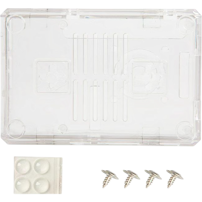Корпус для одноплатного компьютера ACD Transparent ABS Plastic Case for Raspberry Pi 3B/3B+ (RA368) - фото 4