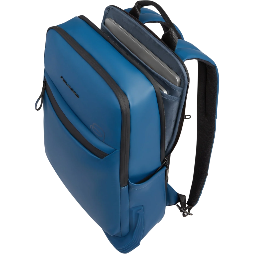 Рюкзак для ноутбука Piquadro Water Resistant Laptop 14" Backpack Steel Blue (CA6464C2OW/AV) - фото 3