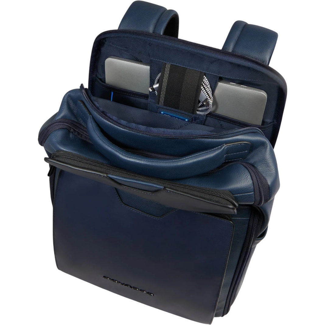 Рюкзак для ноутбука Piquadro Travel Laptop Backpack 14" Blue (CA6923S142/BLU) - фото 3