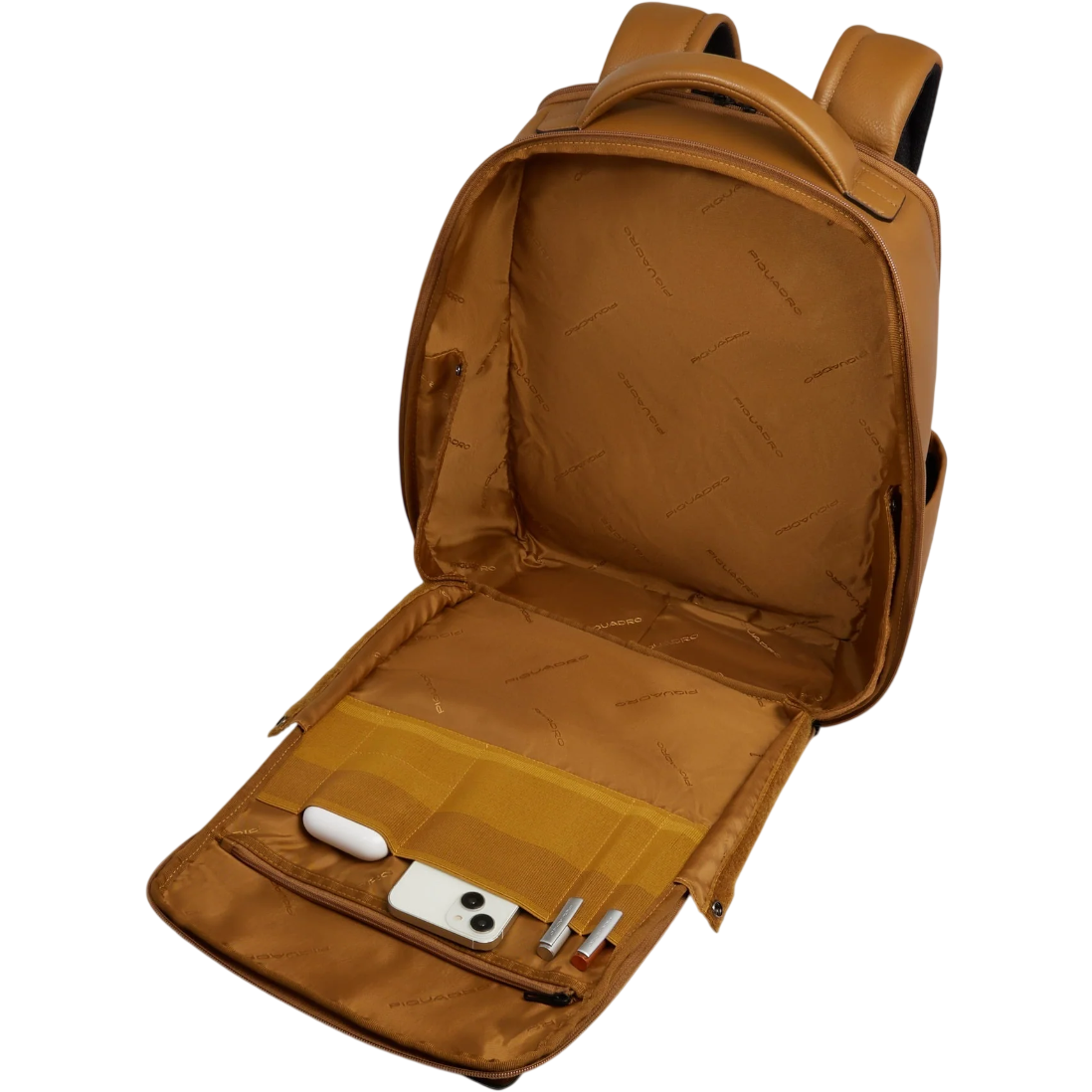 Рюкзак для ноутбука Piquadro Travel Laptop Backpack 14" Brown (CA6923S142/G) - фото 4