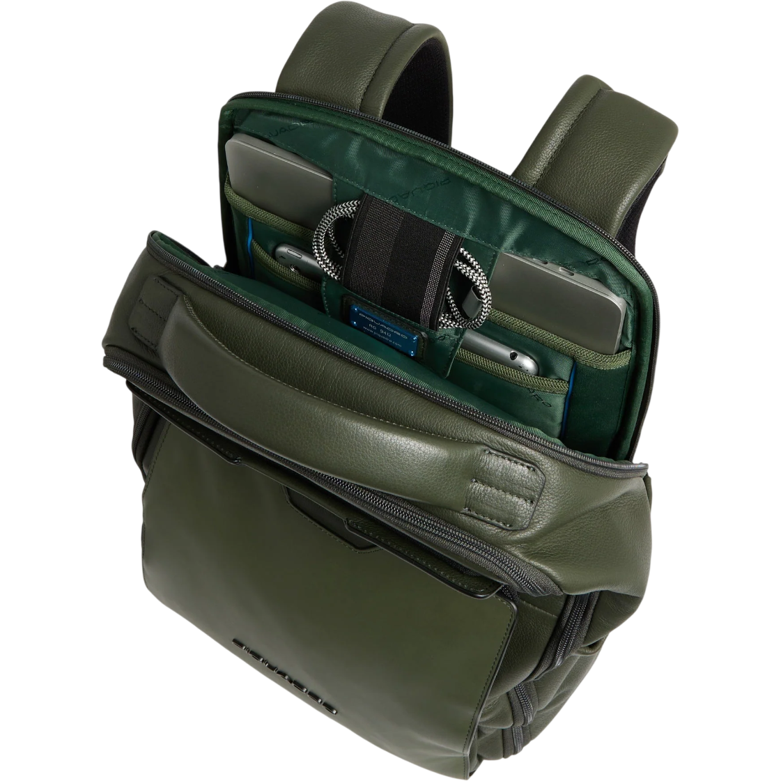 Рюкзак для ноутбука Piquadro Travel Laptop Backpack 14" Green (CA6923S142/VE) - фото 3