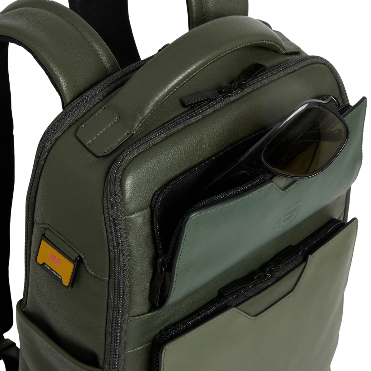 Рюкзак для ноутбука Piquadro Travel Laptop Backpack 14" Green (CA6923S142/VE) - фото 5