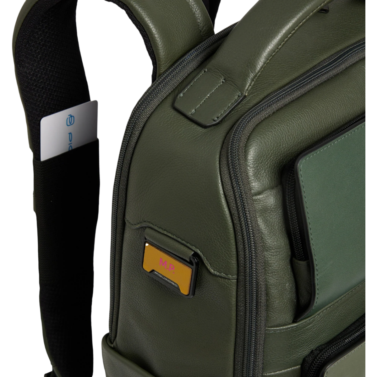 Рюкзак для ноутбука Piquadro Travel Laptop Backpack 14" Green (CA6923S142/VE) - фото 6