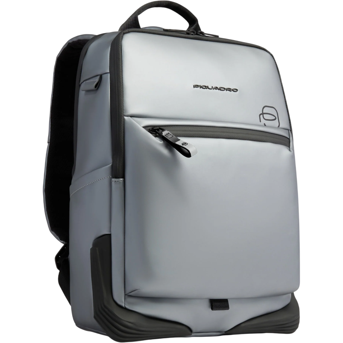 Рюкзак для ноутбука Piquadro Water Resistant Computer 15.6" Silver/Black (CA6465C2OW/MGR) - фото 2
