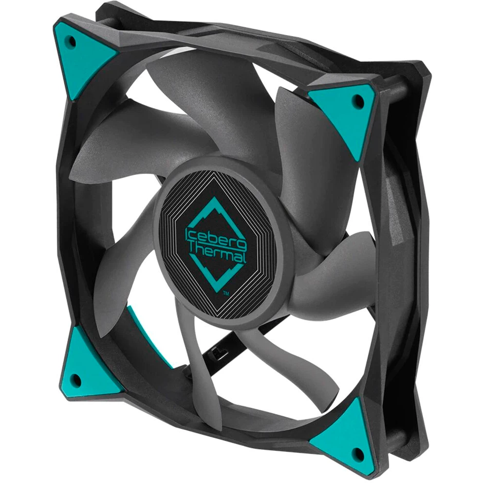 Вентилятор для корпуса Iceberg Thermal IceGALE Lightning ARGB 120mm Black (3 шт.) - IG12LT-B3A - фото 2