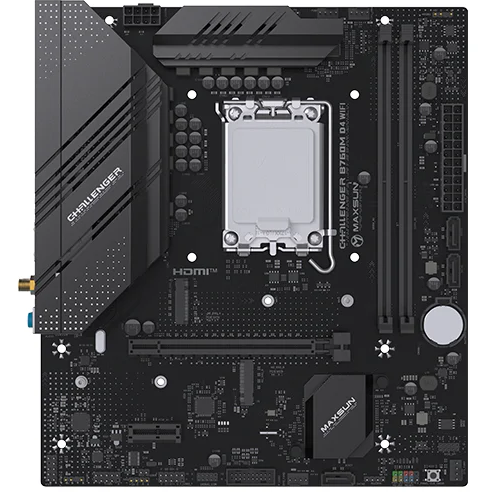 Материнская плата Maxsun Challenger B760M D4 WIFI - MS-Challenger B760M D4 WIFI