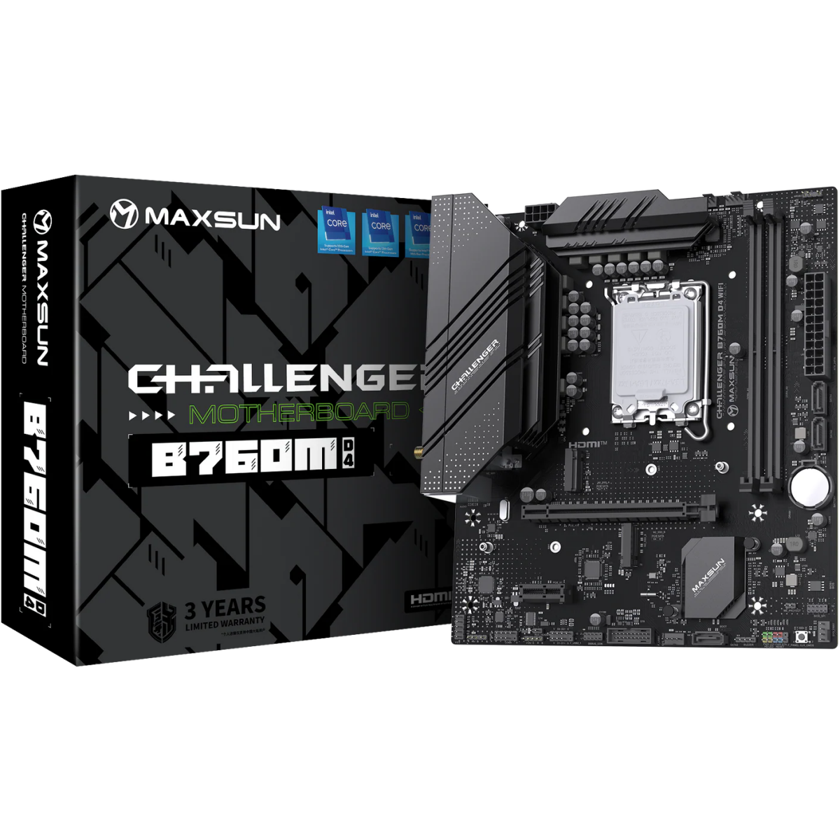 Материнская плата Maxsun Challenger B760M D4 WIFI - MS-Challenger B760M D4 WIFI - фото 5