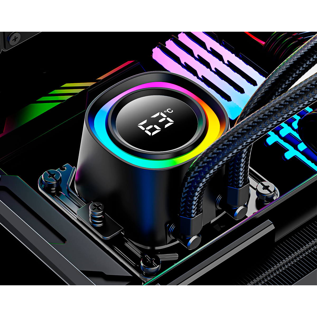 Система жидкостного охлаждения ID-COOLING FX240 TD - фото 11
