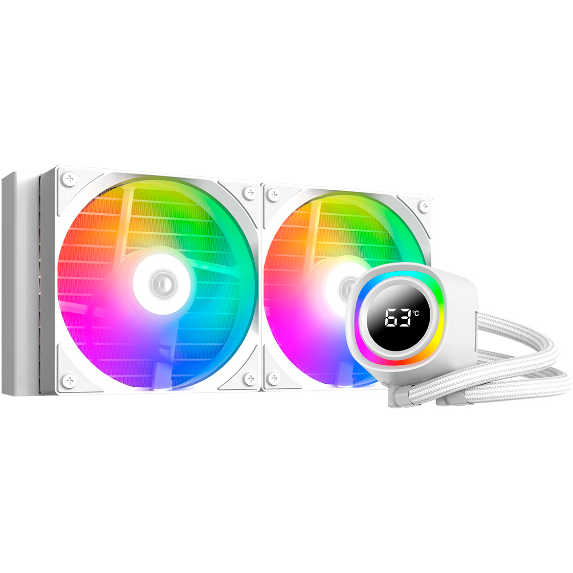 Система жидкостного охлаждения ID-COOLING FX240 TD WHITE