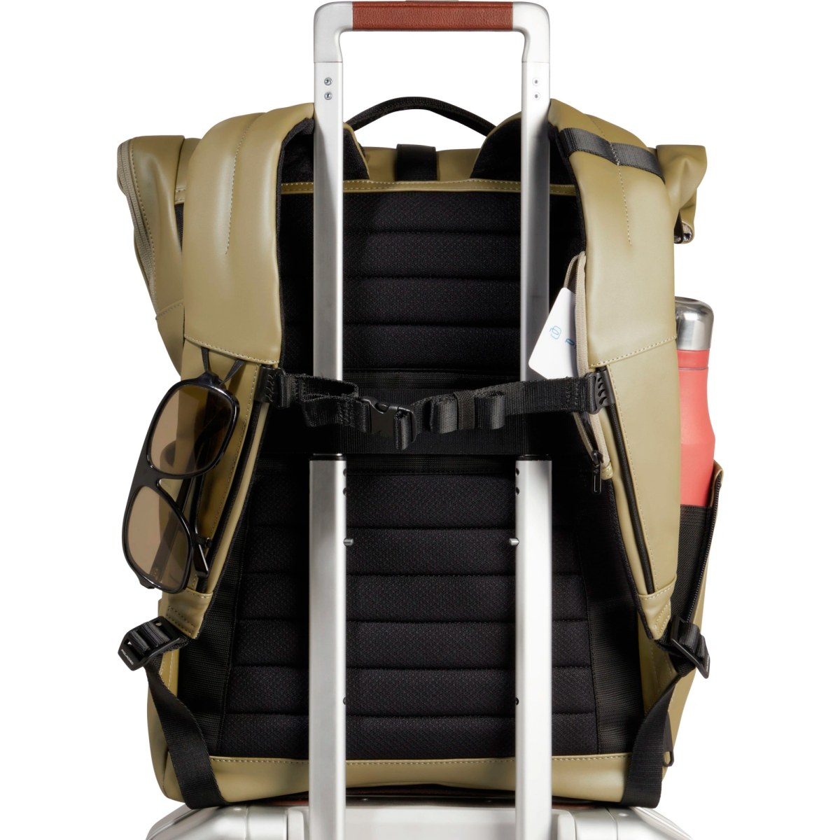 Рюкзак для ноутбука Piquadro Roll Top Backpack for Laptop 15.6 Olive (CA6291C2OW/VE3) - фото 3