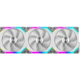 ..... Вентилятор Lian Li UNI Fan SL 120 White (3 шт.) (2114) Б/У, один из портов 4pin не работает (G99.12UF3W.R0)