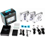 ..... Вентилятор Lian Li UNI Fan SL 120 White (3 шт.) (2114) Б/У, один из портов 4pin не работает (G99.12UF3W.R0)