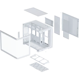 ..... Корпус XASTRA QR500M 6ARGB-FM-C10-UC White Б/У (QR500M-6FM12A-C10-UC-WH)