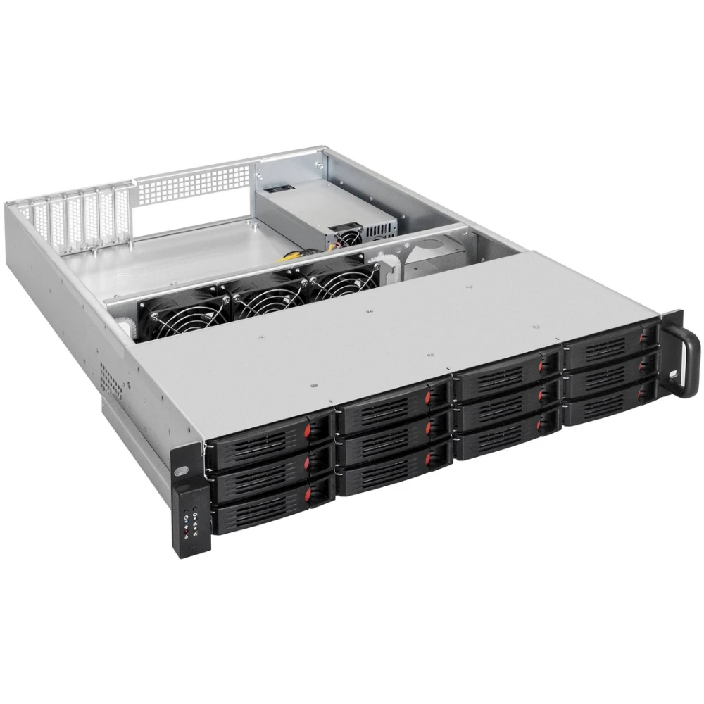 servernyi korpus exegate pro 2u660 hs12 1u 1100ads 1100w 6712 iz remonta povrezdena upakovka — фото 2