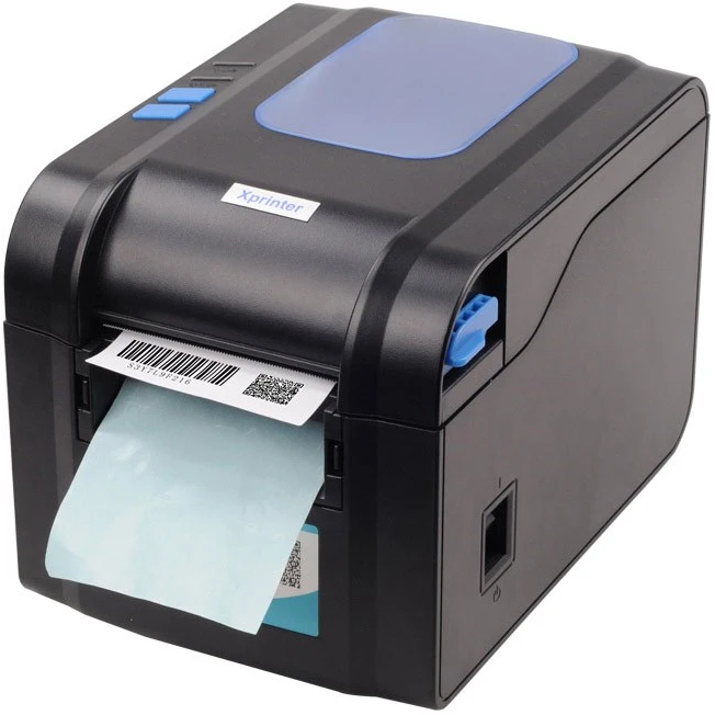 ..... Принтер этикеток Xprinter XP-370B (0104) из ремонта, нет термобумаги