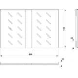..... Полка для шкафа/стойки Cabeus SH-J018-FC-600m-100KG Б/У