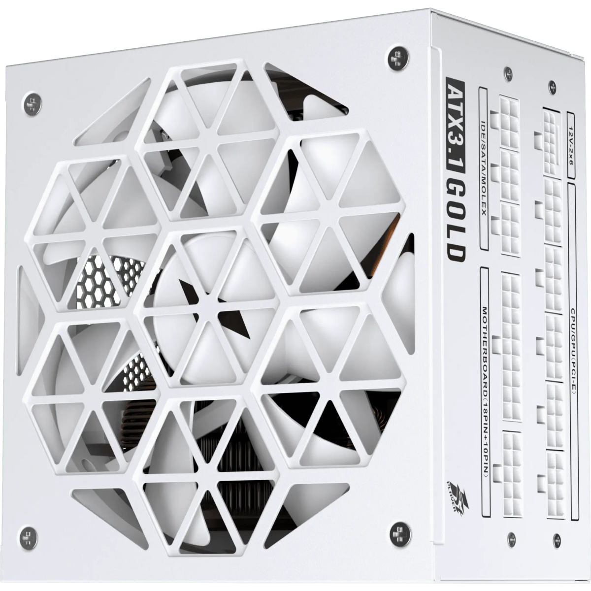 Блок питания 750W 1STPLAYER ACK GOLD HA-750BA2 White - фото 3