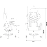 Игровое кресло Бюрократ Viking 7 Knight Fabric Blue (VIKING 7 KNIGHT BL)