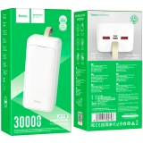 Внешний аккумулятор HOCO J111B Smart Charge White (795793)