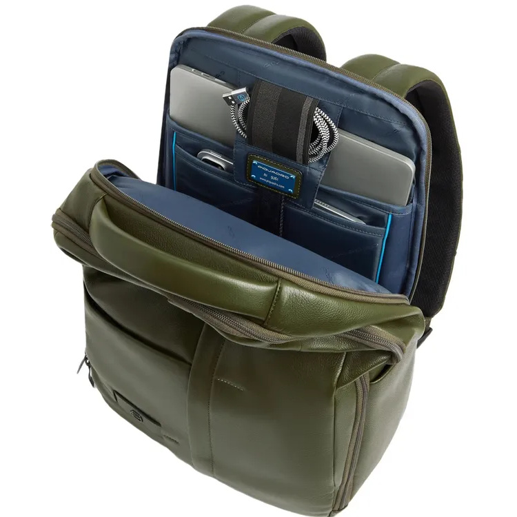 Рюкзак для ноутбука Piquadro Laptop Backpack 14" Green (CA6766W137/VE2) - фото 3