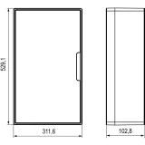 Распределительный щит DKC FRAME F36W1WW