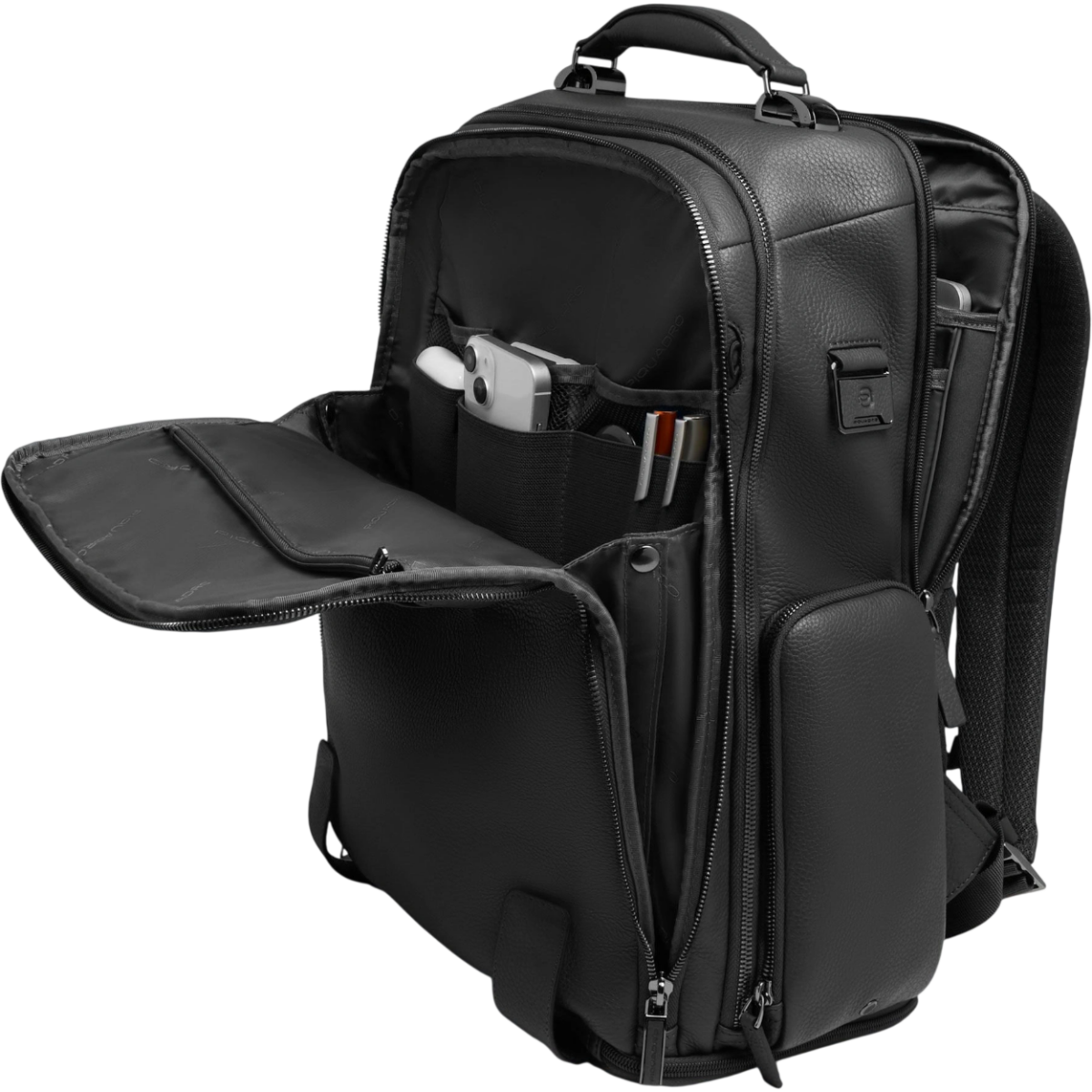Рюкзак для ноутбука Piquadro Travel Backpack 15.6" Black (CA7107MOSBM/N) - фото 3