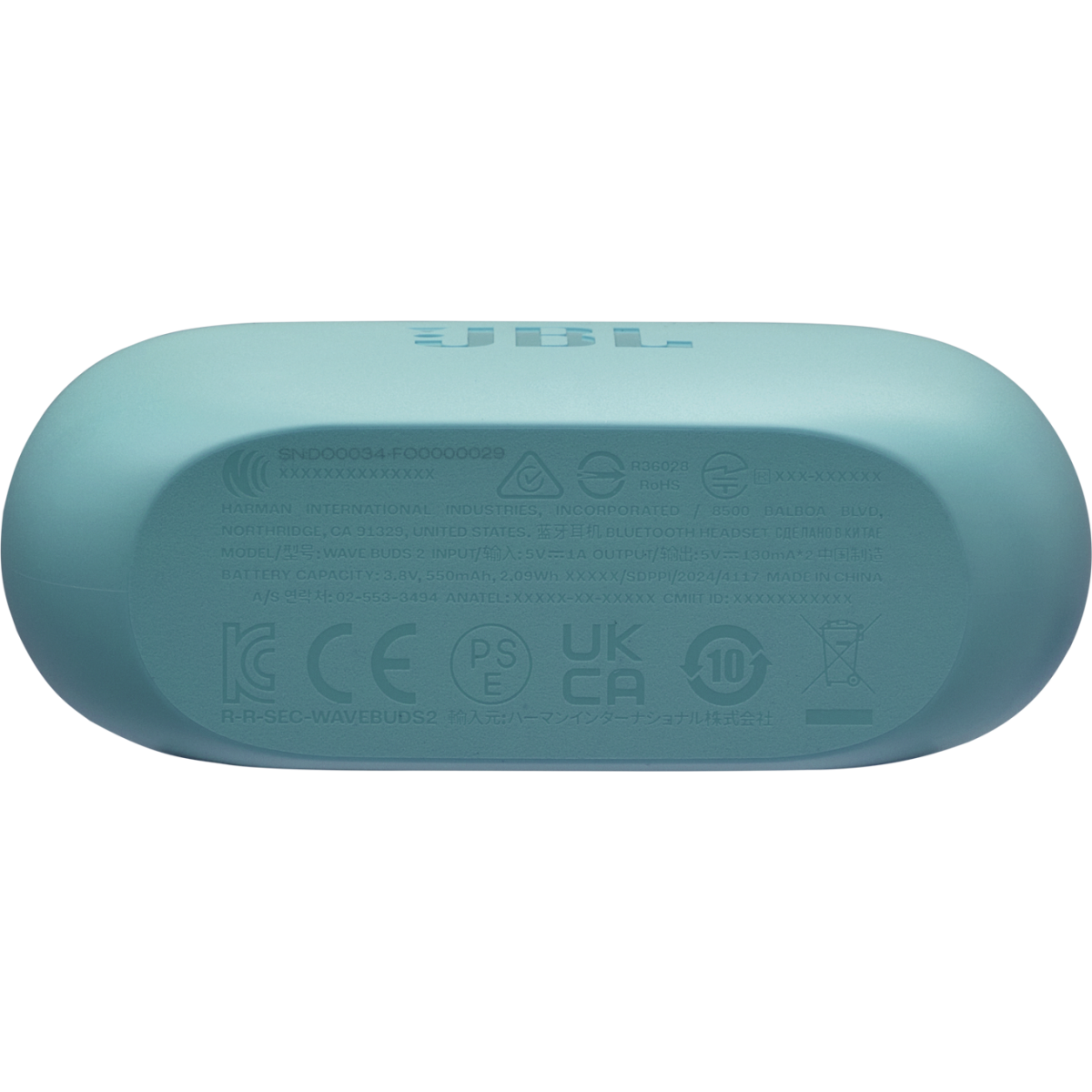 Гарнитура JBL Wave Buds 2 Blue - JBLWBUDS2BLU - фото 8